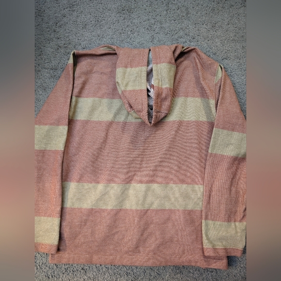 Men's (S) Modern Surf Poncho Hoodie - Zion Rust - Picture 5 of 7